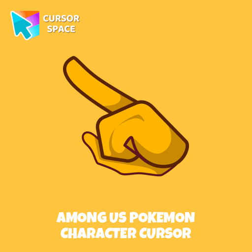 Among Us Pokemon Character cursor arrow cursor